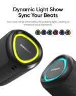 Portable Bluetooth Speaker Valentines Gifts For Him: Powerful Crystal Clear Sound/Romantic Light/IPX5 Waterproof/All Day Playtime/BT 5.3/TWS Paring,Small Wireless Speaker for Outdoor|Travel|Date Night - Image 2