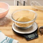 Basics Digital Kitchen Scale with LCD Display, Batteries Included, Weighs up to 11 pounds, Black and Stainless Steel - Image 6