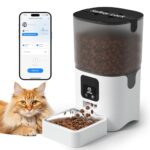 PAPIFEED Smart Automatic Cat Feeders Pet Feeder : WiFi Pet Feeder with APP Control for Remote Feeding, Detachable for Easy Clean,Stainless Steel Bowl,1-10 Meals Per Day for Dog (6L/25Cup) - Image 4