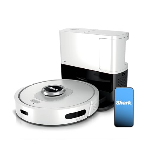 41J0n5df4wL Shark AI Ultra Voice Control Robot Vacuum with Matrix Clean Navigation, Home Mapping, 60-Day Capacity, XL Self-Empty Base for Homes with Pets, Carpet & Hard Floors, Cool Grey, AV2511AE - Image 1