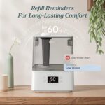 LEVOIT Humidifiers for Bedroom Large Room Home, (6L) Cool Mist Top Fill Essential Oil Diffuser for Baby & Plants, Smart App & Voice Control, Rapid Humidification & Auto Mode - Quiet Sleep Mode, Gray - Image 4