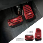 2PCS Non-Slip Car Pedal Covers, Premium Aluminum Alloy Gas and Brake Pedals Covers for Safe Driving, Automatic Transmission Pedal Covers Replacement Kit, Universal Car Accessories for Most Car - Image 5